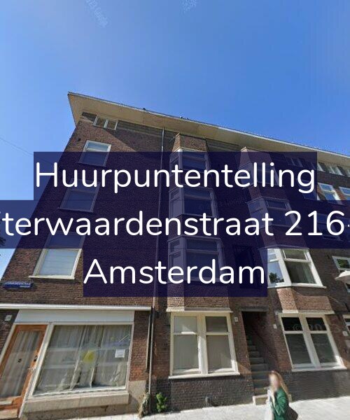 Foto gevel Huurpuntentelling voor Uiterwaardenstraat 216-3, Amsterdam