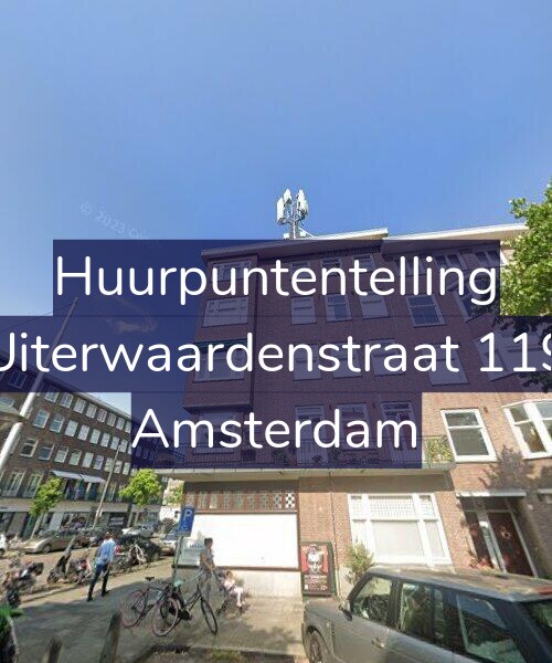 Foto gevel Huurpuntentelling voor Uiterwaardenstraat 119, Amsterdam