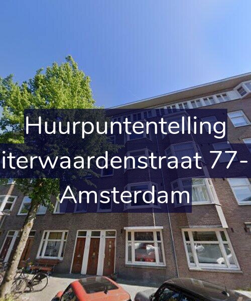 Foto gevel Huurpuntentelling voor Uiterwaardenstraat 77-H, Amsterdam