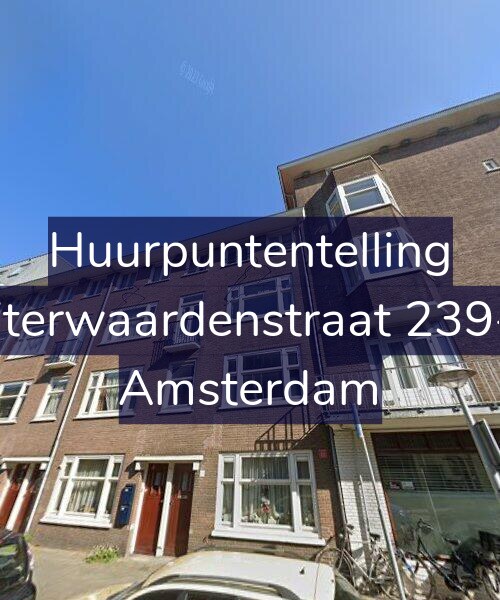 Foto gevel Huurpuntentelling voor Uiterwaardenstraat 239-2, Amsterdam