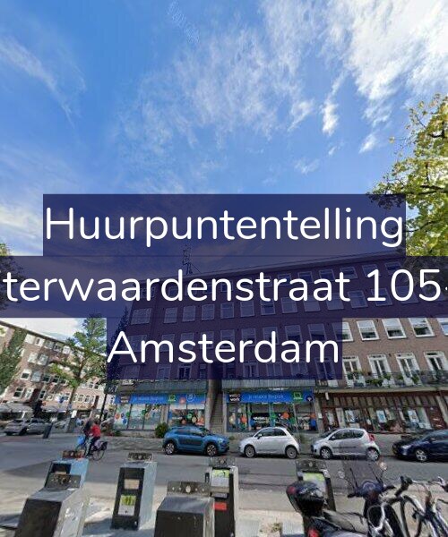 Foto gevel Huurpuntentelling voor Uiterwaardenstraat 105-2, Amsterdam