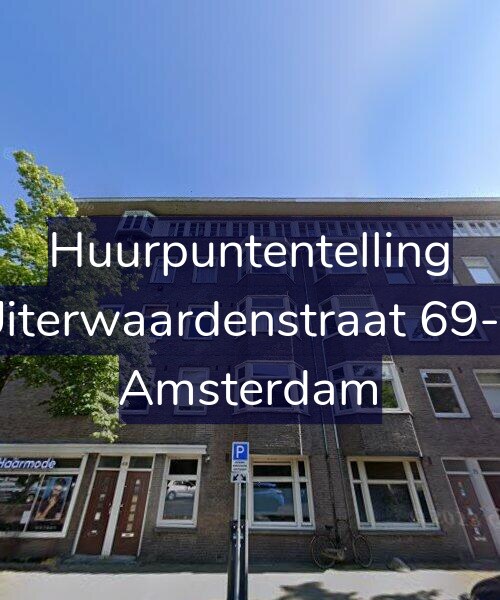 Foto gevel Huurpuntentelling voor Uiterwaardenstraat 69-2, Amsterdam