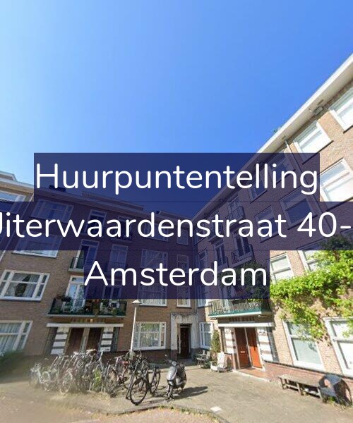Foto gevel Huurpuntentelling voor Uiterwaardenstraat 40-3, Amsterdam