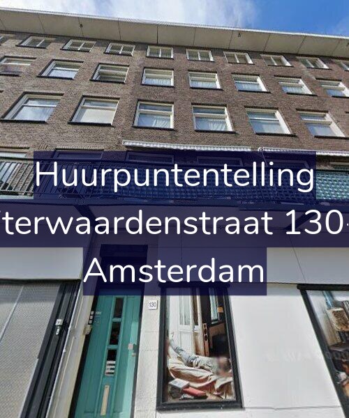 Foto gevel Huurpuntentelling voor Uiterwaardenstraat 130-1, Amsterdam