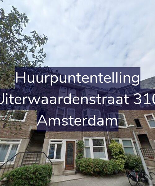 Foto gevel Huurpuntentelling voor Uiterwaardenstraat 310, Amsterdam