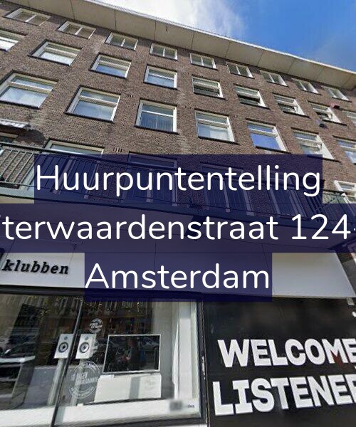 Foto gevel Huurpuntentelling voor Uiterwaardenstraat 124-3, Amsterdam