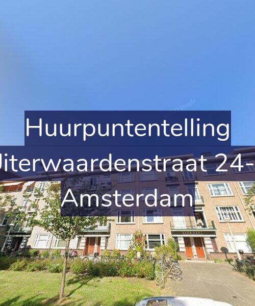 Foto gevel Huurpuntentelling voor Uiterwaardenstraat 24-2, Amsterdam