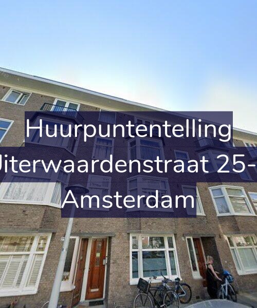 Foto gevel Huurpuntentelling voor Uiterwaardenstraat 25-2, Amsterdam