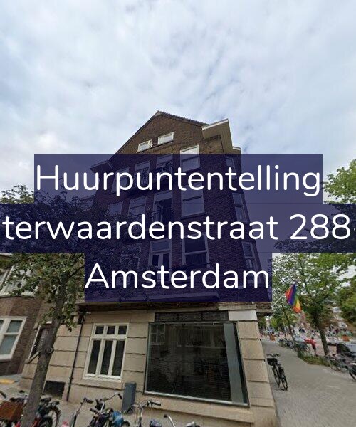 Foto gevel Huurpuntentelling voor Uiterwaardenstraat 288-1, Amsterdam