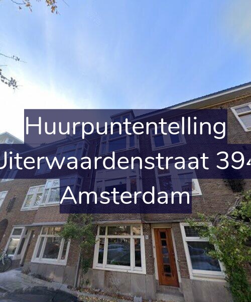 Foto gevel Huurpuntentelling voor Uiterwaardenstraat 394, Amsterdam