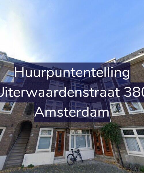 Foto gevel Huurpuntentelling voor Uiterwaardenstraat 380, Amsterdam