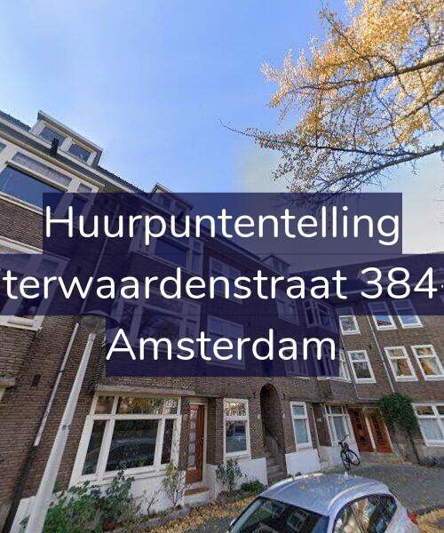 Foto gevel Huurpuntentelling voor Uiterwaardenstraat 384-1, Amsterdam