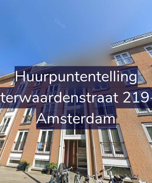 Foto gevel Huurpuntentelling voor Uiterwaardenstraat 219-B, Amsterdam