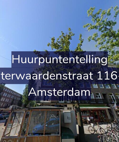Foto gevel Huurpuntentelling voor Uiterwaardenstraat 116-1, Amsterdam