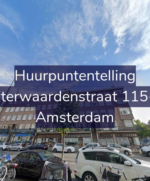 Foto gevel Huurpuntentelling voor Uiterwaardenstraat 115-4, Amsterdam