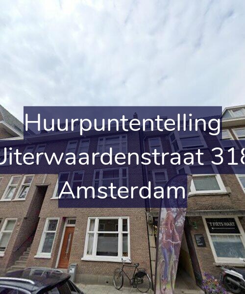 Foto gevel Huurpuntentelling voor Uiterwaardenstraat 318, Amsterdam