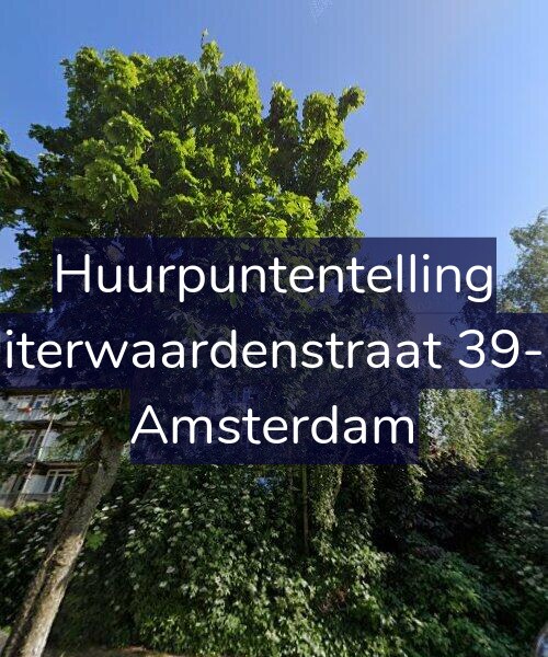 Foto gevel Huurpuntentelling voor Uiterwaardenstraat 39-A, Amsterdam