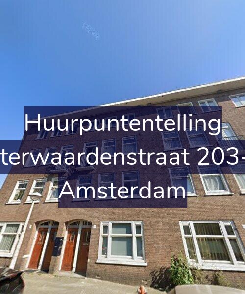 Foto gevel Huurpuntentelling voor Uiterwaardenstraat 203-H, Amsterdam