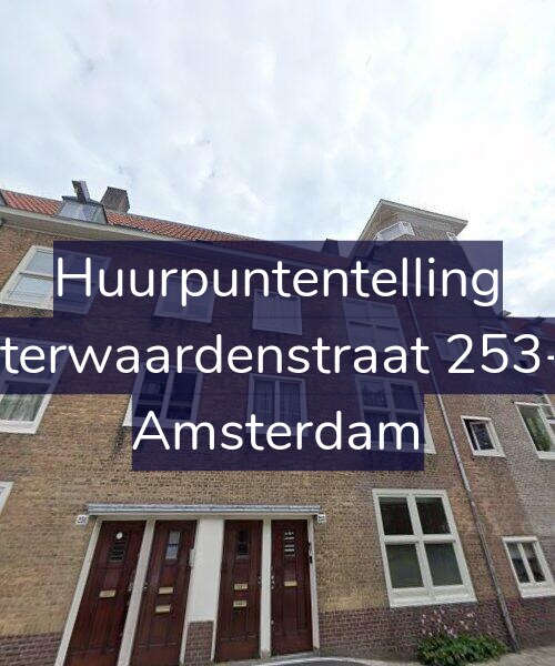 Foto gevel Huurpuntentelling voor Uiterwaardenstraat 253-H, Amsterdam