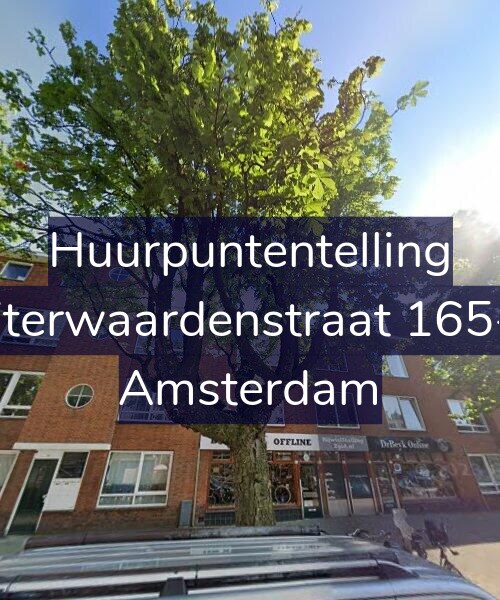 Foto gevel Huurpuntentelling voor Uiterwaardenstraat 165-1, Amsterdam