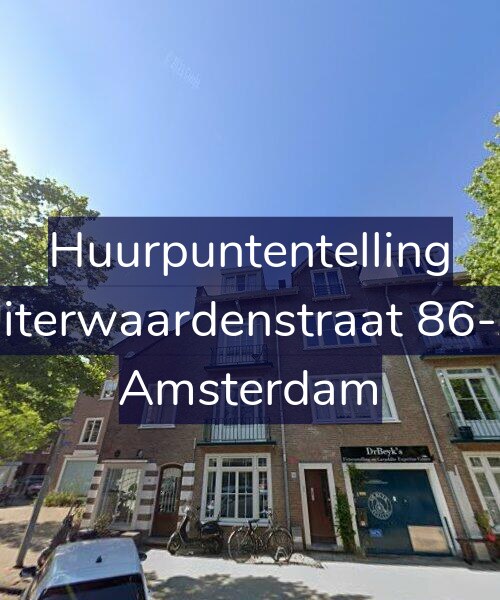 Foto gevel Huurpuntentelling voor Uiterwaardenstraat 86-A, Amsterdam