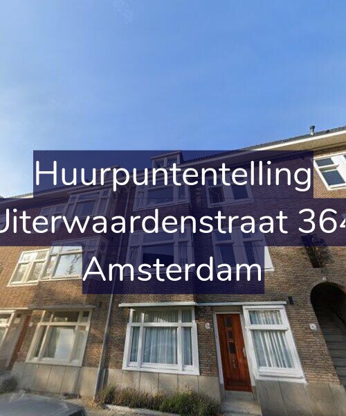 Foto gevel Huurpuntentelling voor Uiterwaardenstraat 364, Amsterdam