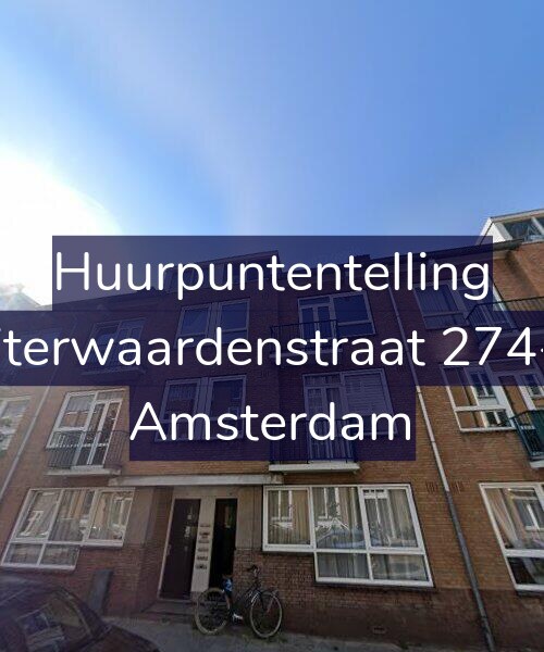 Foto gevel Huurpuntentelling voor Uiterwaardenstraat 274-1, Amsterdam