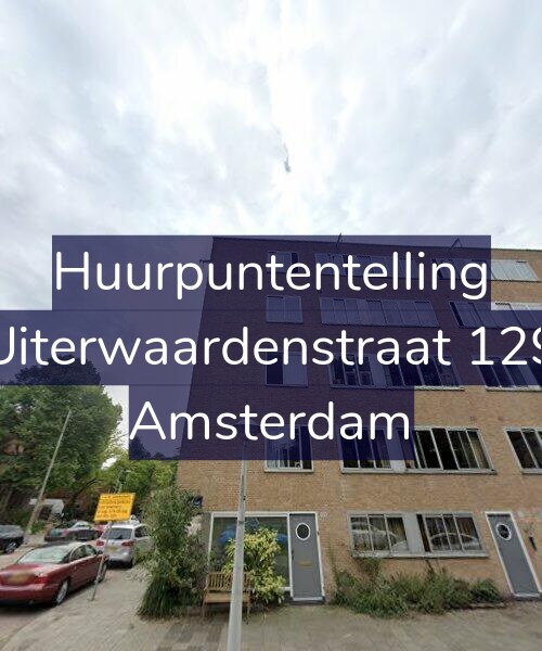 Foto gevel Huurpuntentelling voor Uiterwaardenstraat 129, Amsterdam