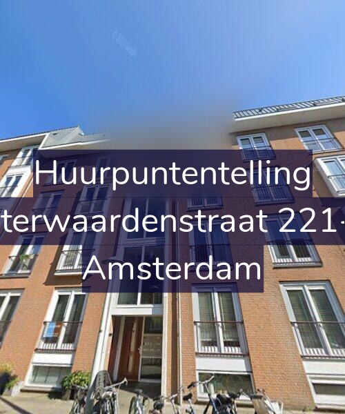 Foto gevel Huurpuntentelling voor Uiterwaardenstraat 221-A, Amsterdam