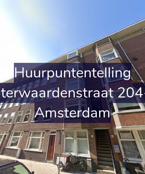 Foto gevel Huurpuntentelling voor Uiterwaardenstraat 204-3, Amsterdam