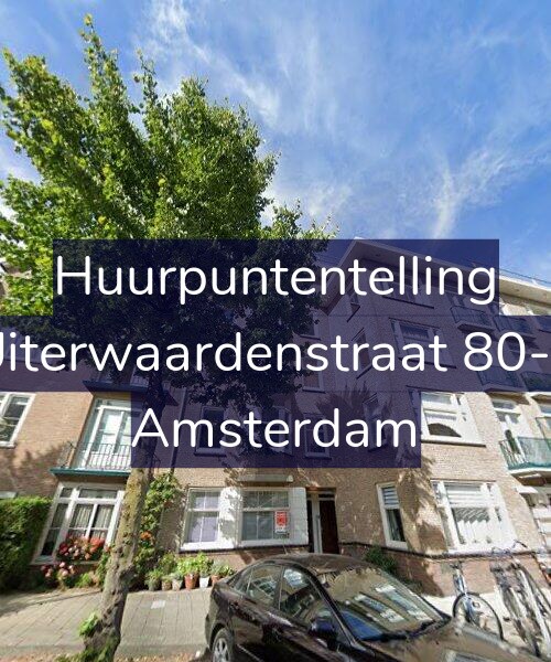 Foto gevel Huurpuntentelling voor Uiterwaardenstraat 80-2, Amsterdam