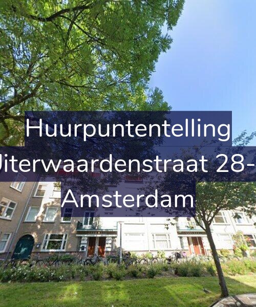 Foto gevel Huurpuntentelling voor Uiterwaardenstraat 28-1, Amsterdam