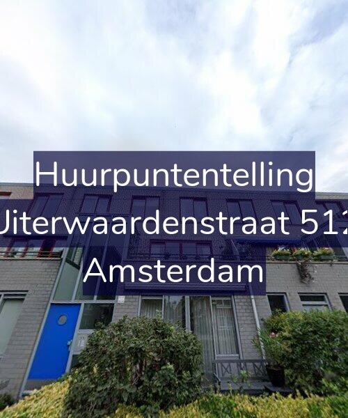 Foto gevel Huurpuntentelling voor Uiterwaardenstraat 512, Amsterdam