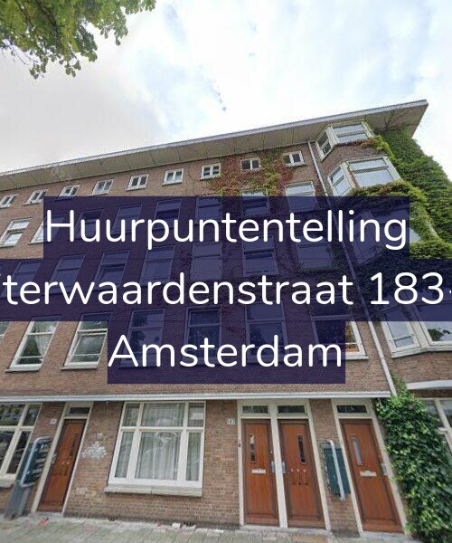 Foto gevel Huurpuntentelling voor Uiterwaardenstraat 183-1, Amsterdam