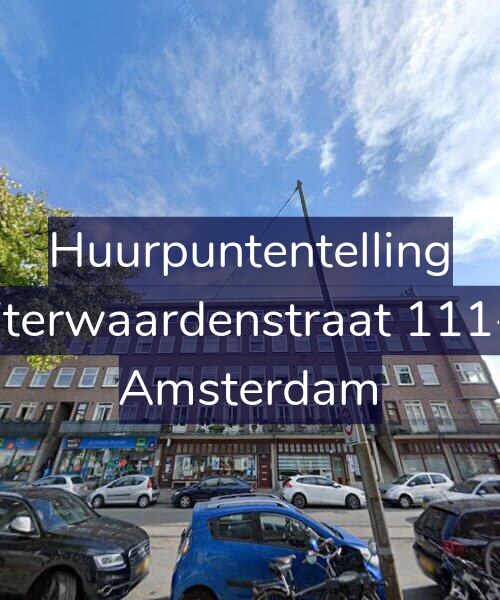 Foto gevel Huurpuntentelling voor Uiterwaardenstraat 111-1, Amsterdam