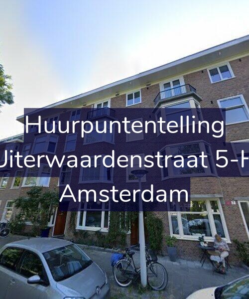 Foto gevel Huurpuntentelling voor Uiterwaardenstraat 5-H, Amsterdam