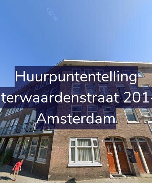 Foto gevel Huurpuntentelling voor Uiterwaardenstraat 201-1, Amsterdam