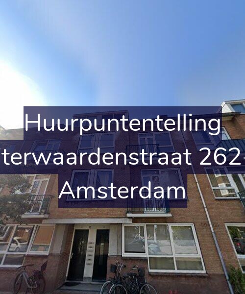 Foto gevel Huurpuntentelling voor Uiterwaardenstraat 262-1, Amsterdam