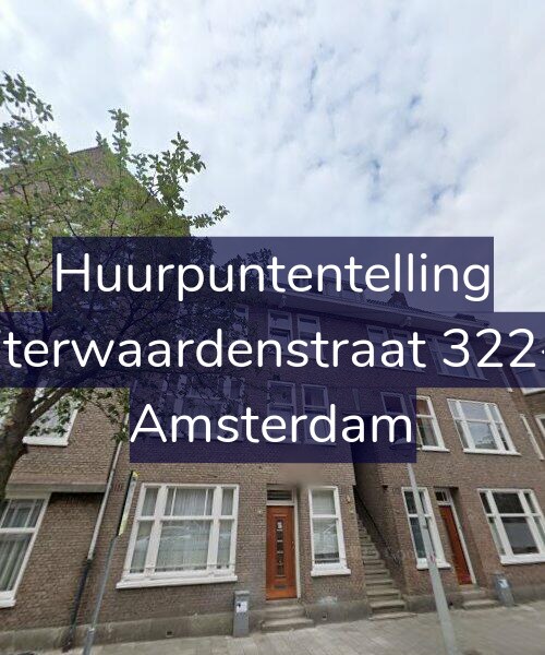 Foto gevel Huurpuntentelling voor Uiterwaardenstraat 322-1, Amsterdam