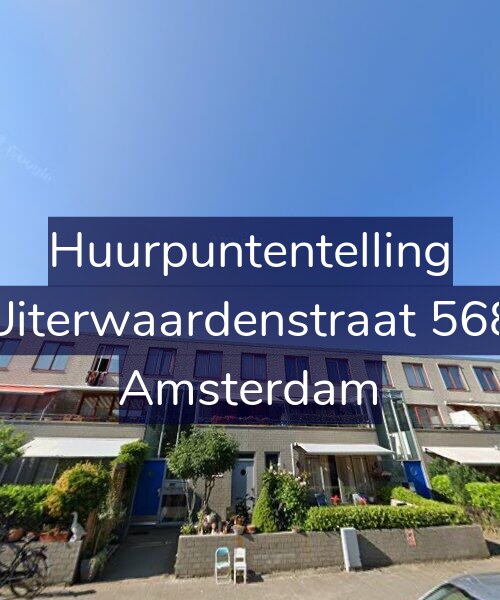 Foto gevel Huurpuntentelling voor Uiterwaardenstraat 568, Amsterdam