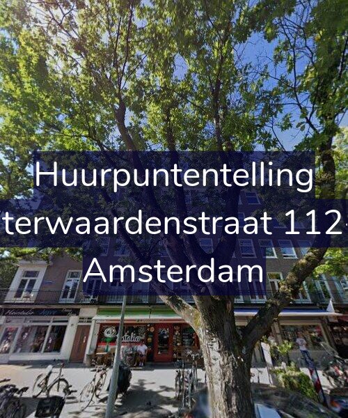Foto gevel Huurpuntentelling voor Uiterwaardenstraat 112-2, Amsterdam