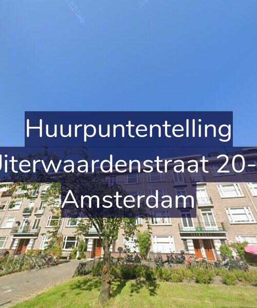 Foto gevel Huurpuntentelling voor Uiterwaardenstraat 20-1, Amsterdam