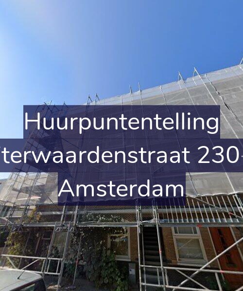 Foto gevel Huurpuntentelling voor Uiterwaardenstraat 230-2, Amsterdam