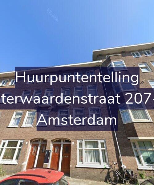 Foto gevel Huurpuntentelling voor Uiterwaardenstraat 207-1, Amsterdam