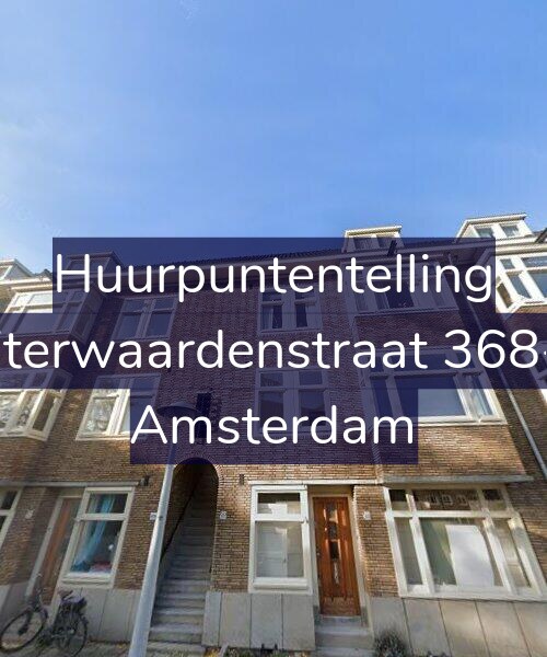 Foto gevel Huurpuntentelling voor Uiterwaardenstraat 368-1, Amsterdam