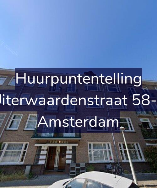 Foto gevel Huurpuntentelling voor Uiterwaardenstraat 58-1, Amsterdam