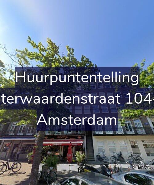 Foto gevel Huurpuntentelling voor Uiterwaardenstraat 104-1, Amsterdam