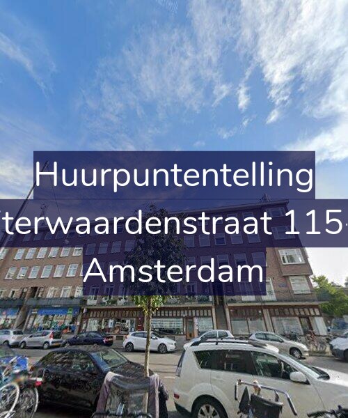 Foto gevel Huurpuntentelling voor Uiterwaardenstraat 115-1, Amsterdam