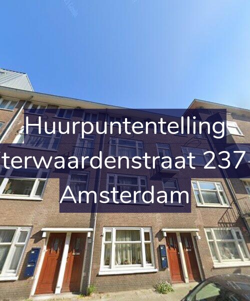 Foto gevel Huurpuntentelling voor Uiterwaardenstraat 237-1, Amsterdam
