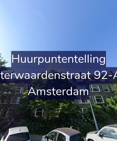 Foto gevel Huurpuntentelling voor Uiterwaardenstraat 92-A2, Amsterdam